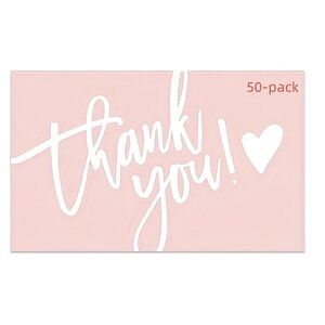 50 Thank You Cards